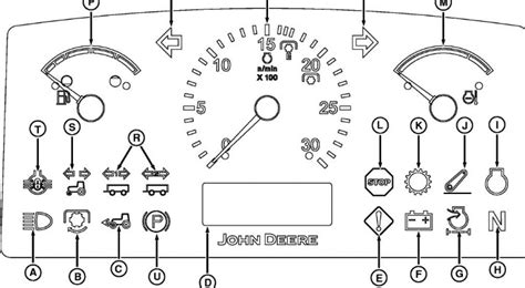 john deere warning lights pictures